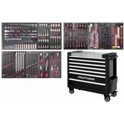 Servante D'atelier Pro-Line P407 EVA KRAFTWERK 264 Pièces - 102.410.532