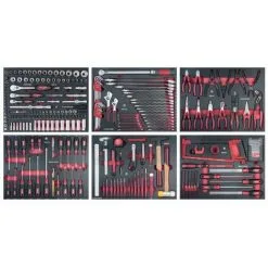 Assortiment D'outils Completo EVA 6 Tiroirs KRAFTWERK 280 Pièces - 105.515.000