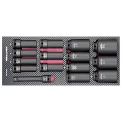 Insert De Douilles Impact Longues EVA 1/2 KRAFTWERK 15 Pièces - 105.204.000