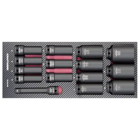 Insert De Douilles Impact Longues EVA 1/2 KRAFTWERK 15 Pièces - 105.204.000 3 Insert De Douilles Impact Longues EVA 1/2 KRAFTWERK 15 Pièces - 105.204.000