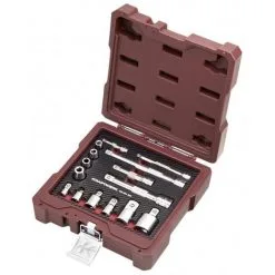 Coffret De Douille Et Accessoires Pro-line 1/4 1/2 3/8 KRAFTWERK - 15 Pièces - 204.201.900