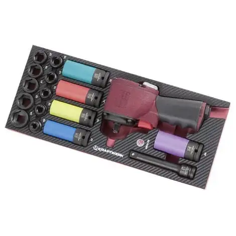 Coquille De Clés à Choc Pneumatique 920 Nm EVA3 KRAFTWERK 18 Pièces - 4903-33 3 Coquille De Clés à Choc Pneumatique 920 Nm EVA3 KRAFTWERK 18 Pièces - 4903-33