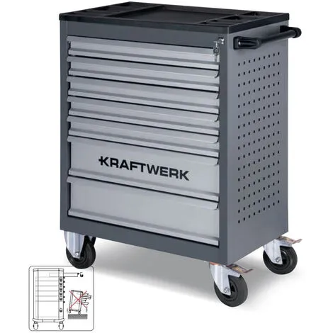 Servante D'atelier Basic Line B117 60/40 KRAFTWERK - 101.117.000 4 Servante D'atelier Basic Line B117 60/40 KRAFTWERK - 101.117.000 – Image 2