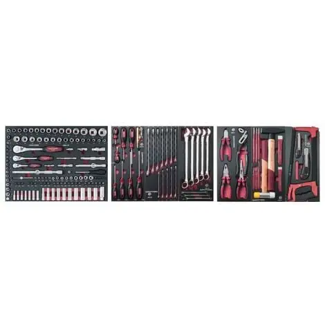 Assortiment D'outils Completo EVA 1/4+ 3/8+ 1/2 KRAFTWERK 187 Pièces - 105.516.000 3 Assortiment D'outils Completo EVA 1/4+ 3/8+ 1/2 KRAFTWERK 187 Pièces - 105.516.000