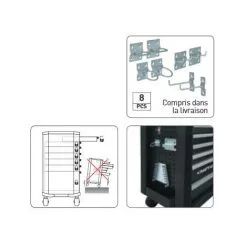 Servante D'atelier Pro-Line P407 EVA KRAFTWERK 280 Pièces - 102.400.515 -KRAFTWERK Soldes 23353217 3