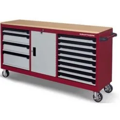 Servante D'atelier Pro-Line Extra-largo KRAFTWERK 12 Tiroirs 550 Outils - 3936-4920F -KRAFTWERK Soldes 23353224 3
