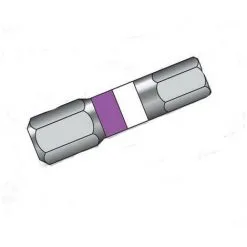 KRAFTWERK 27480-10 - Lot De 10 Pièce De 27480 à 10 Embout Hexagonaux Code Duo 8 Mm In érer 1/4 Pouce