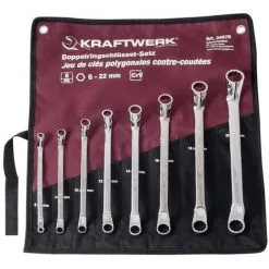 KRAFTWERK 3497R - Bag – Ac à 8 Clé étoile Plate 2 Bouche De 6 à 22mm