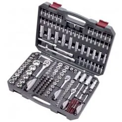 Coffret D'outils Universel Douilles Et Accessoires Basic-Line 1/2 1/4 3/8 KRAFTWERK - 200 Pièces - 204.104.800