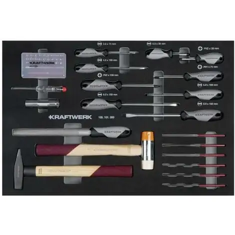 Chariot D'atelier B107 équipé KRAFTWERK 339 Pièces - 102.107.103 4 Chariot D'atelier B107 équipé KRAFTWERK 339 Pièces - 102.107.103 – Image 2