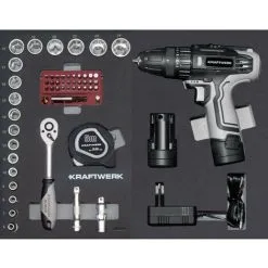 Coffret D'outils B147, 3/8" 97 Pcs Avec Powertool Kraftwe Kraftwerk -KRAFTWERK Soldes 51341472 3