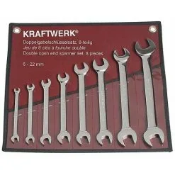 KRAFTWERK Jeu De 8 Clés à Fourche De 6 à 22 Mm