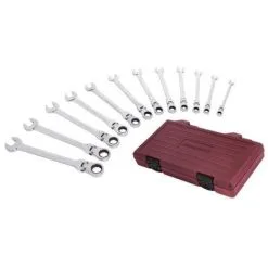 Coffret De 12 Clés KRAFTWERK Combinées à Cliquet Articulées 8-19mm - 3403-54